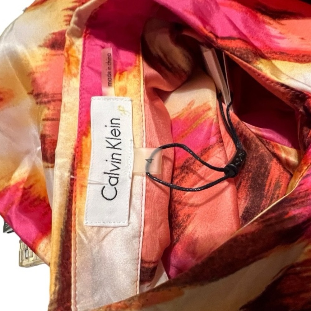 Calvin Klein 100%‎ Silk Dress nwt - Picture 5 of 6
